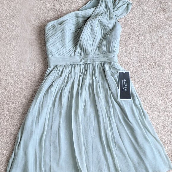 J Crew Silk Chiffon Cara Dress - Picture 2 of 6